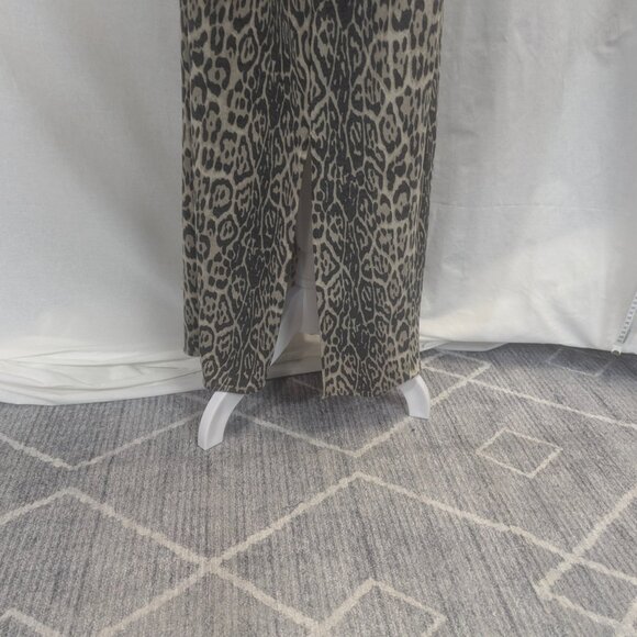 Ces Femme Size Small Long Open Cardigan Leopard Print - Picture 12 of 15